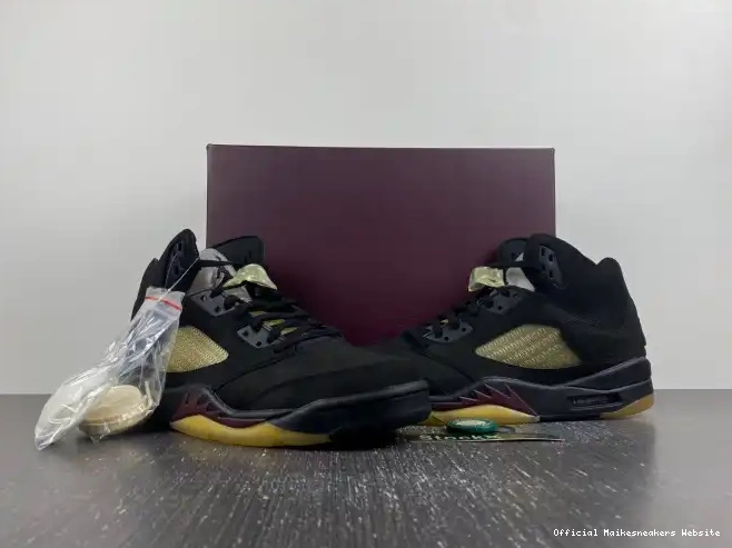 Official Maikesneakers Maniere Black Air Ma x A FD1330-001 5 Jordan 0522